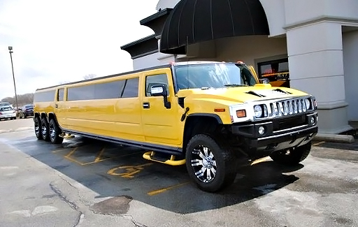 Haines City Yellow Hummer Limo 